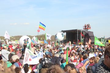 6. Oktober 2018 - BUND Lippe im Hambacher Forst: Demo „WALD RETTEN – KOHLE STOPPEN !“  