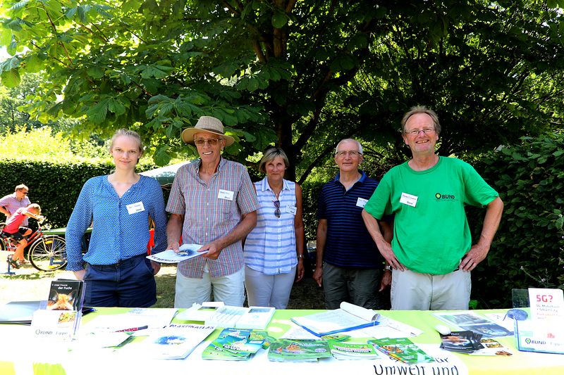 Der BUND Lippe beim Umwelttag der Heerser Mühle in Bad Salzuflen