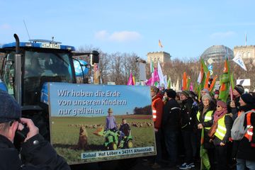 Demo "Wir haben Agrarindustrie satt" 2019 in Berlin, Foto: Stephan Culemann