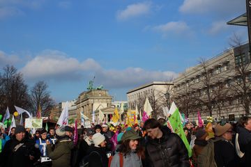 Demo "Wir haben Agrarindustrie satt" 2019 in Berlin, Foto: Stephan Culemann
