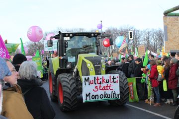 Demo "Wir haben Agrarindustrie satt" 2019 in Berlin, Foto: Stephan Culemann