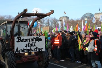 Demo "Wir haben Agrarindustrie satt" 2019 in Berlin, Foto: Stephan Culemann
